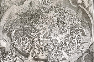 Ад и Чистилище. С рисунка Б. Почетти Флоренция, 1612
