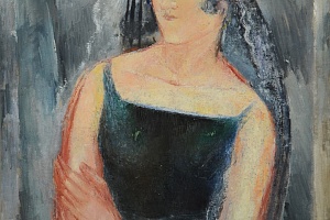 Женщина в красной шляпе. 1927