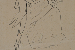 А. С. Пушкин в Одессе танцует с Амалией Ризнич. 1968