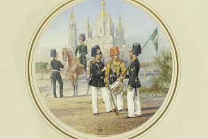 Петр Балашов. Формы обмундирования — Егерский полк . 1875