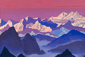 Николай Рерих. Канченджунга. 1936. Государственная Третьяковская галерея