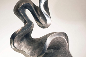 Сергей Борисов. Лента. алюминий, литье. 2020