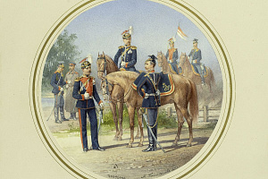 Петр Балашов. Формы обмундирования — лейб-гвардии Уланский полк. 1877