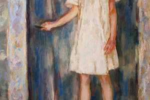 Пенушкин Ю. И. Папа, я пришла! (портрет дочери). 1978