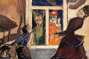 Николай Сапунов. Ряженые. 1908