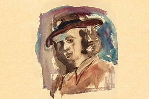 А. Лабас. Портрет Раисы Идельсон. 1932