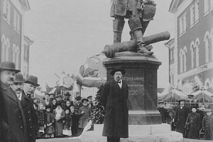 Я. Штейнберг. Памятник Петру I. Фотобумага, фотопечать. 1914 г