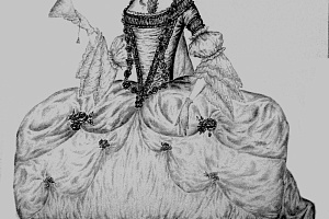 Л. Конникова. Молодая Екатерина. 1991. Эскиз