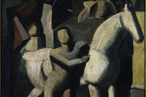 Марио Сирони. Белая лошадь. 1919. Коллекция Джанни Маттиоли, Милан