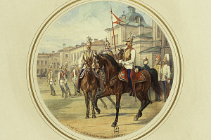 Адольф Шарлемань. Формы обмундирования — Кавалергардский полк. 1878