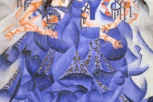 Джино Северини. Голубая танцовщица. 1912. Коллекция Джанни Маттиоли, Милан
