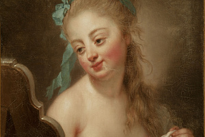 А.-Д. Тербуш-Лисиевская. Молодая девушка перед зеркалом